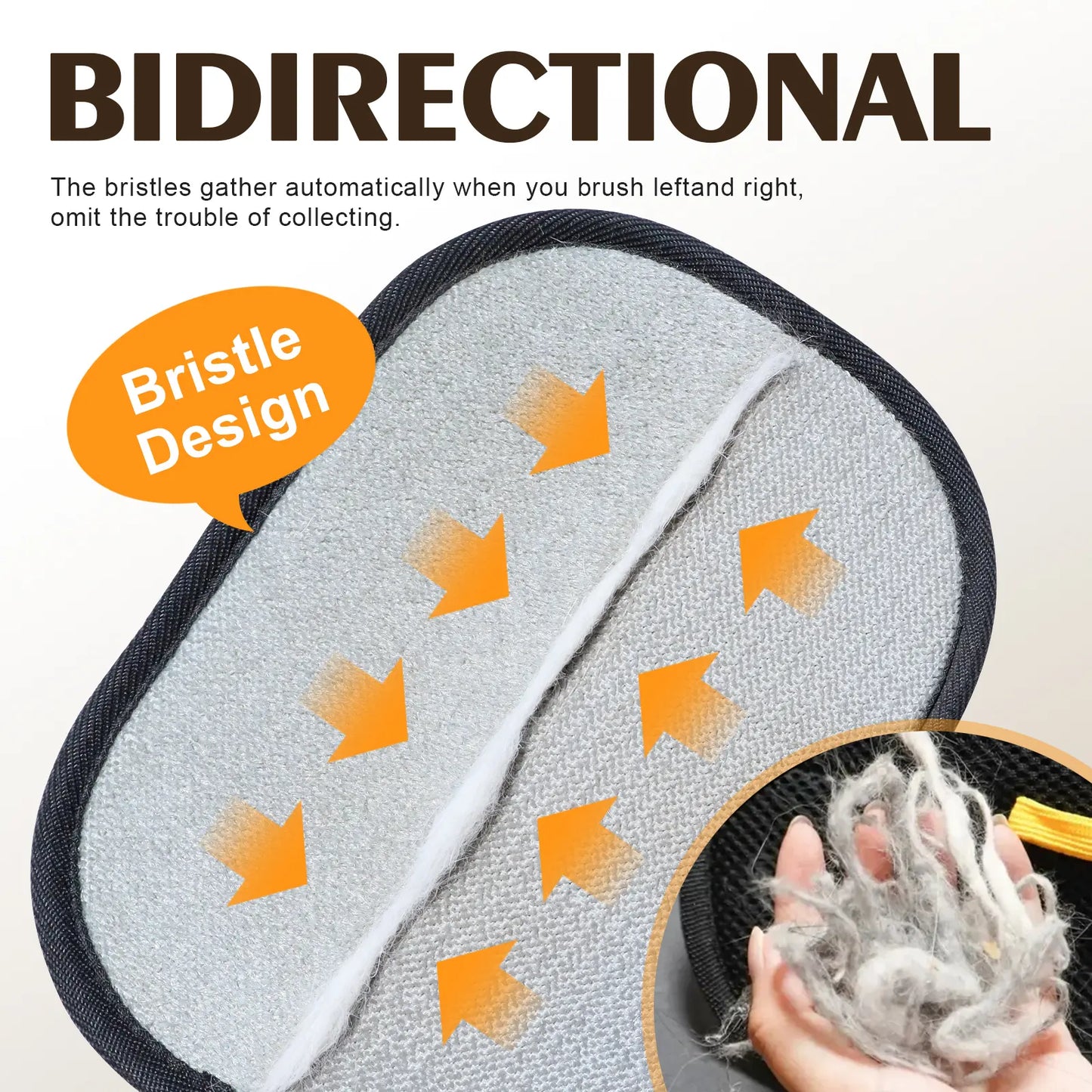 Pet Hair Removal Gloves - Reusable Electrostatic Tool for Effective Grooming and Cleaning of Furniture, Carpets, and Car Seats