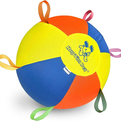 Hap Tim Interactive Herding Ball for Dogs - Durable Outdoor Training Toy for Medium to Large Breeds, Including Corgis, Australian Shepherds, Cattle Dogs, and Border Collies (Not Suitable for Aggressive Chewing)