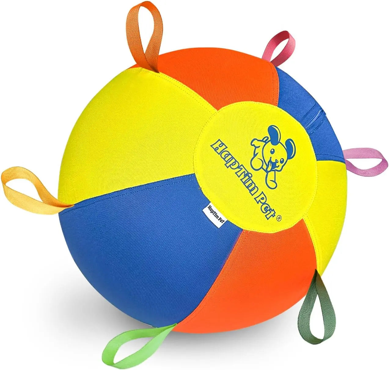 Hap Tim Interactive Herding Ball for Dogs - Durable Outdoor Training Toy for Medium to Large Breeds, Including Corgis, Australian Shepherds, Cattle Dogs, and Border Collies (Not Suitable for Aggressive Chewing)